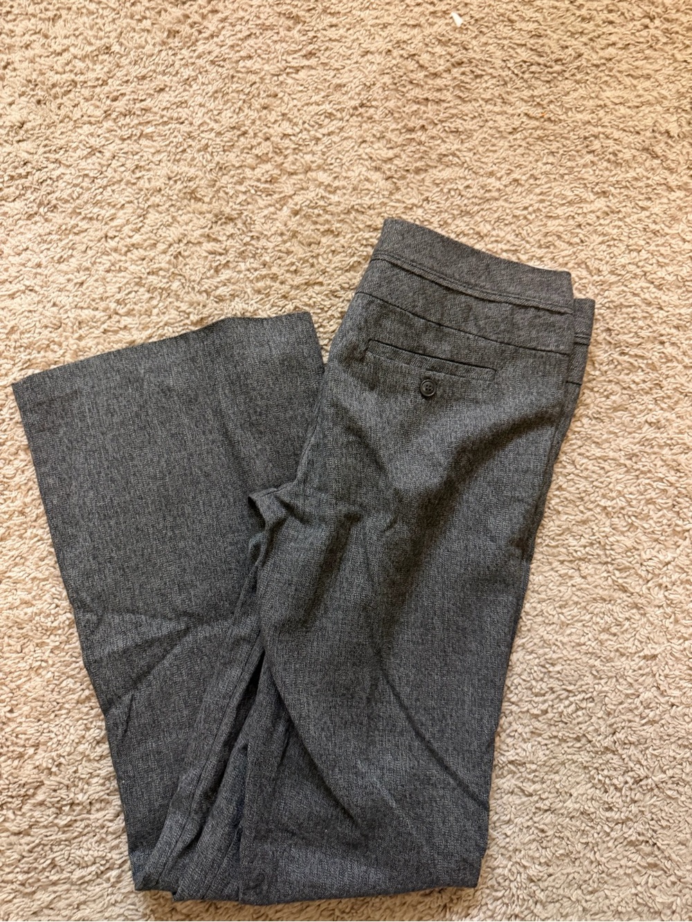 Studio Y Charcoal Gray/Brown Dress Trousers